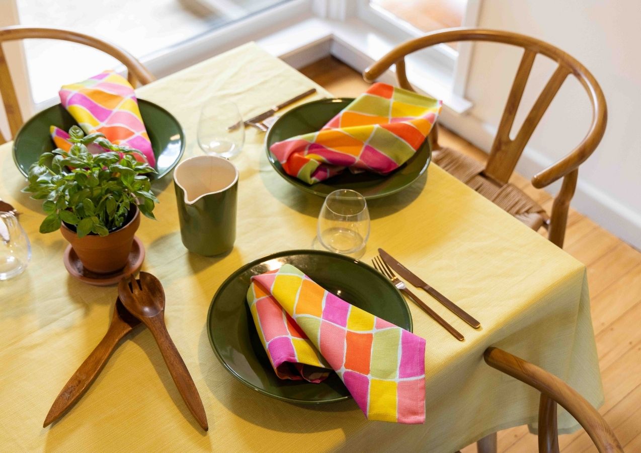 Fruit Salad Cotton Linen Napkins