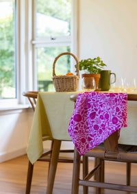 Nouveau Pink Cotton Line Napkins