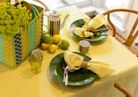 Thin Pin Citrus Cotton Linen Napkins
