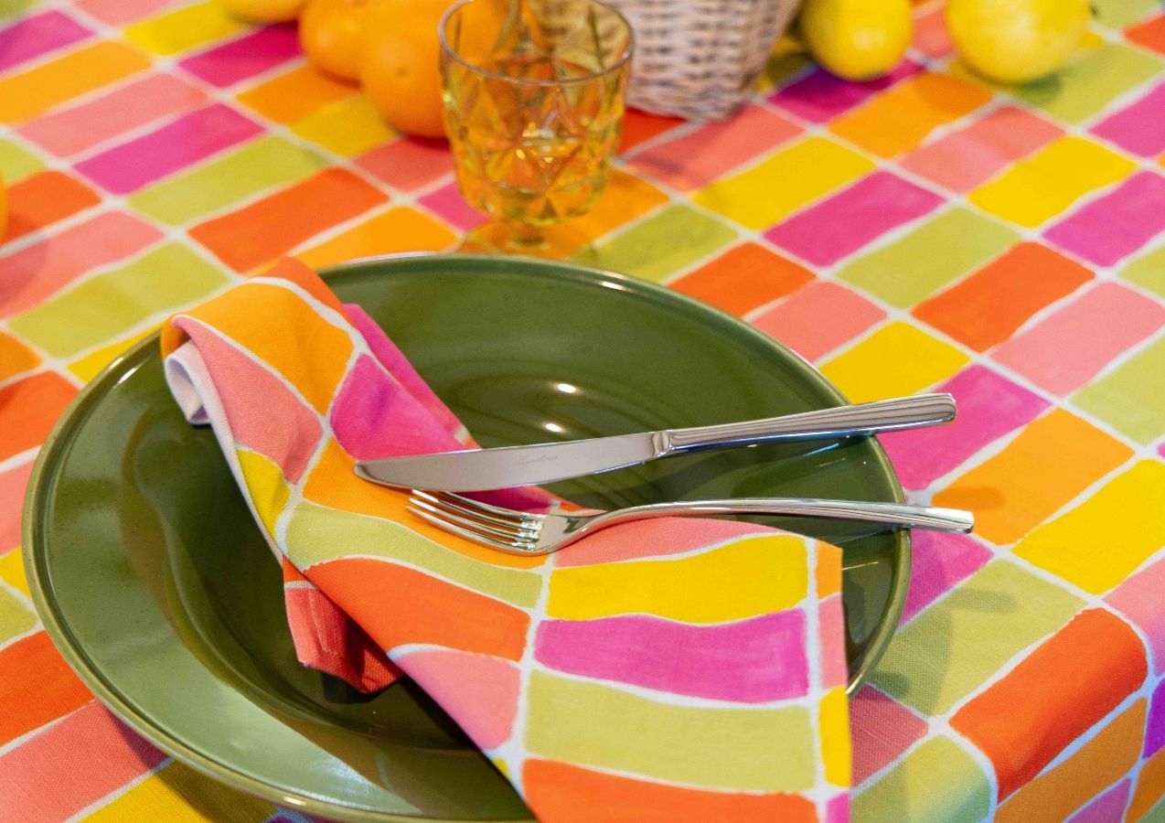 Fruit Salad Cotton Linen Napkins