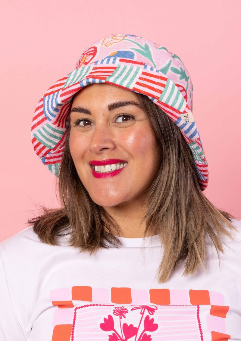 Bucket Hat - Euni Pink / Nice Splice Fresh