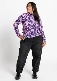 Roller Turtleneck - Bouquet Rose