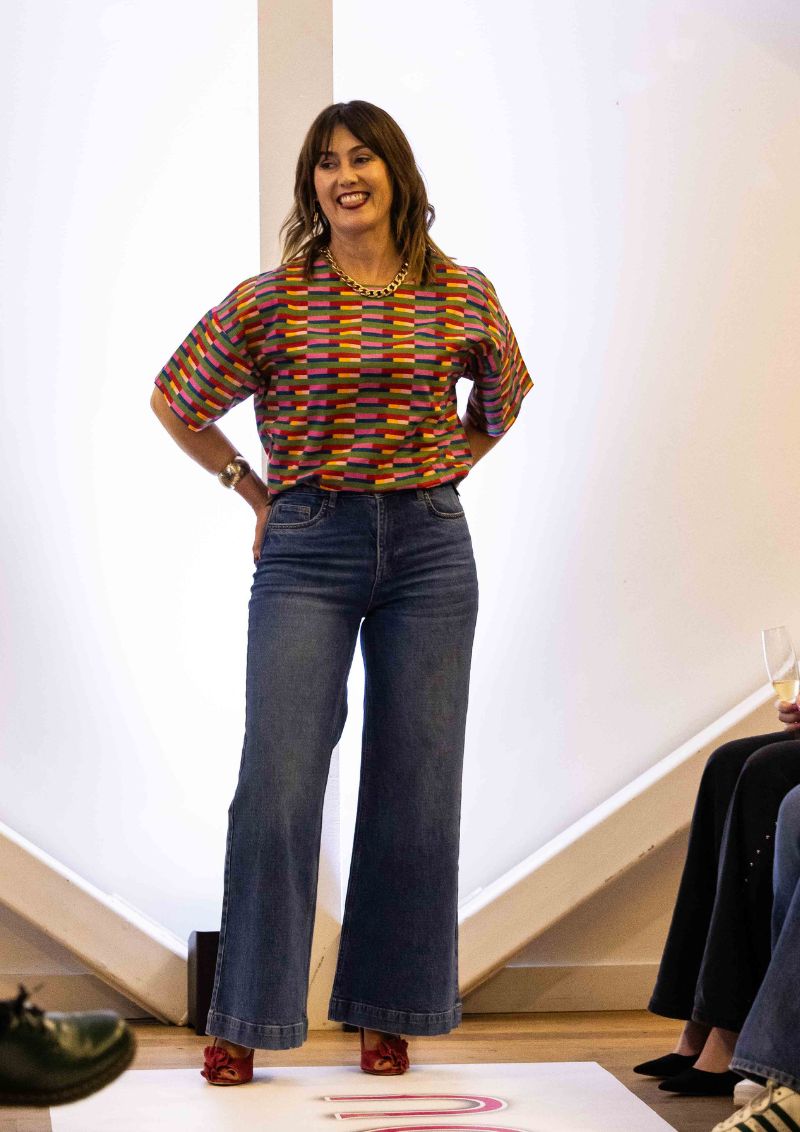 Lisso Boxy Top - Long Lines Retro