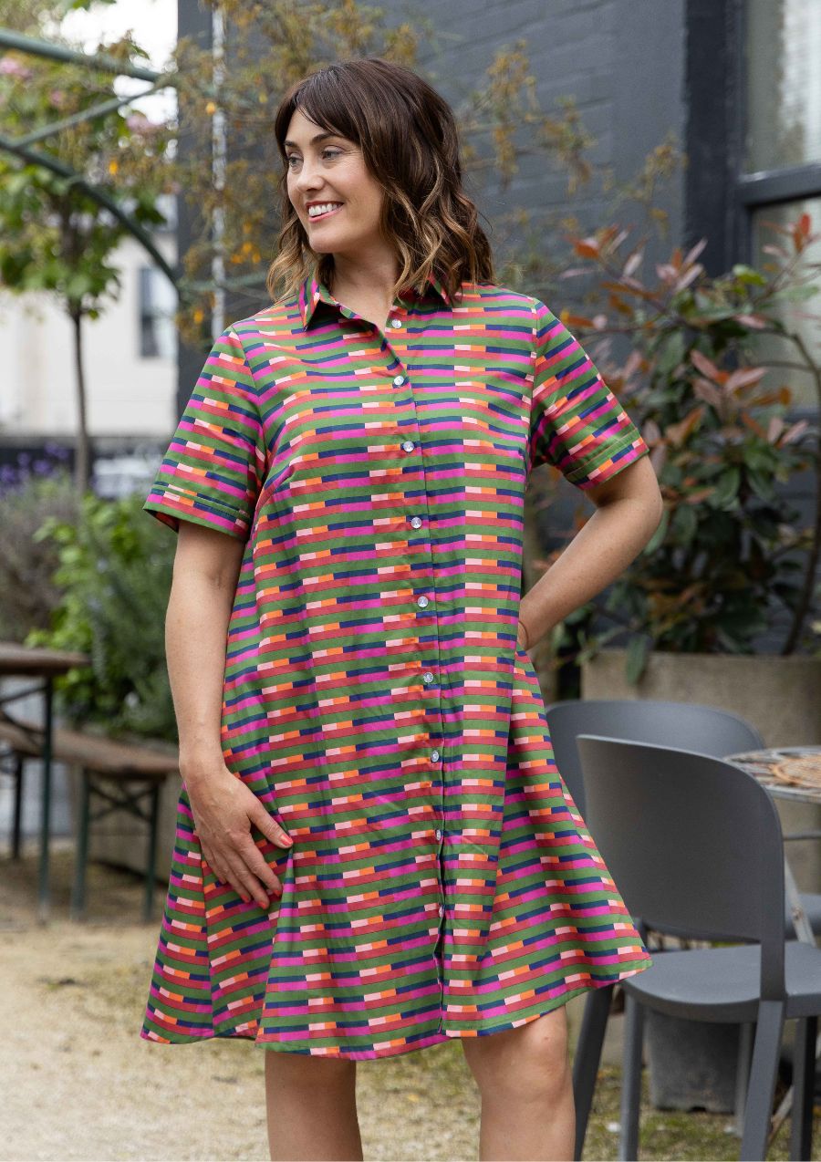 Jolie Dress - Long Lines Retro