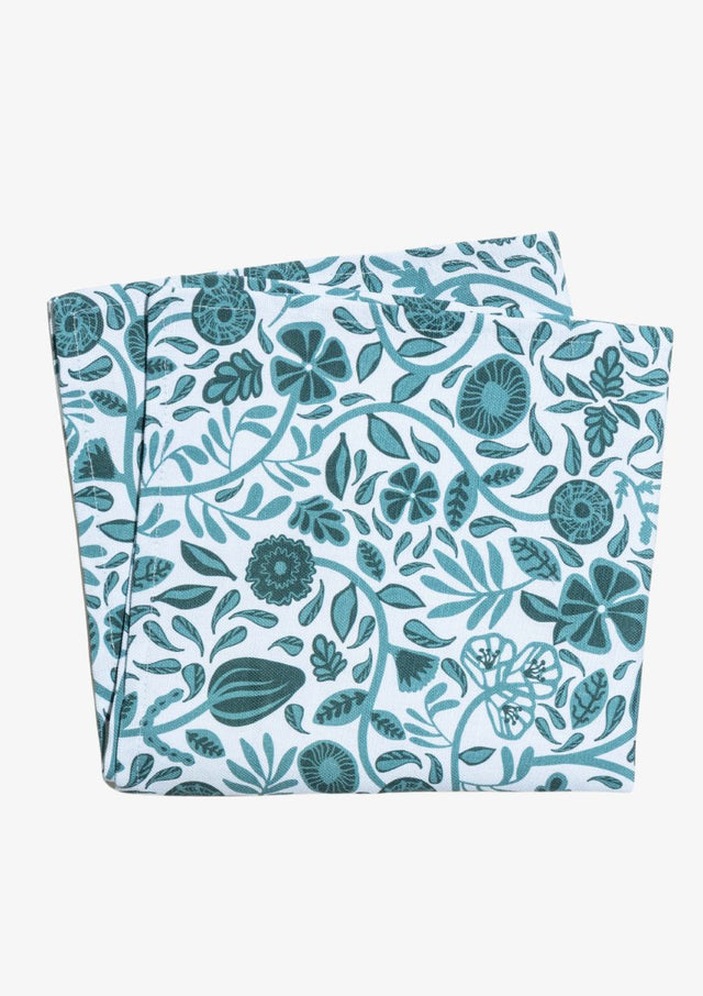 Nouveau Green Cotton Linen Napkins