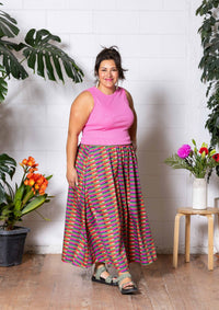 Bowie Skirt - Long Lines Retro