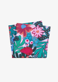 Wilderness Pink Cotton Linen Napkins