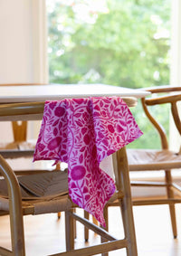 Nouveau Pink Cotton Line Napkins