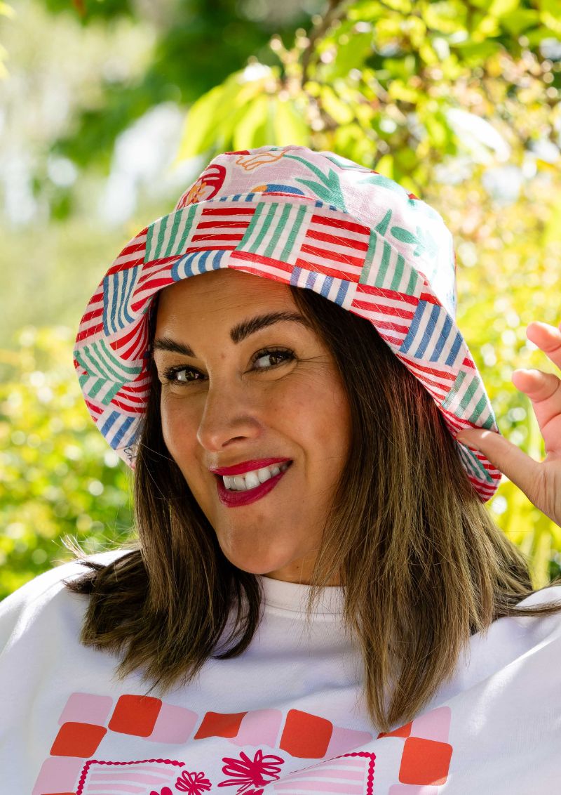 Bucket Hat - Euni Pink / Nice Splice Fresh