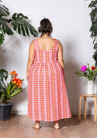 Reverie Reversible Dress - Long Lines Peaches