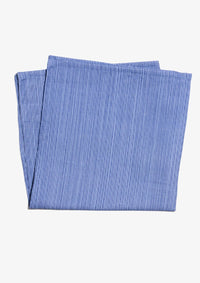 Thin Pin Blue Cotton Linen Napkins