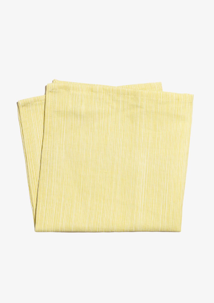 Thin Pin Citrus Cotton Linen Napkins