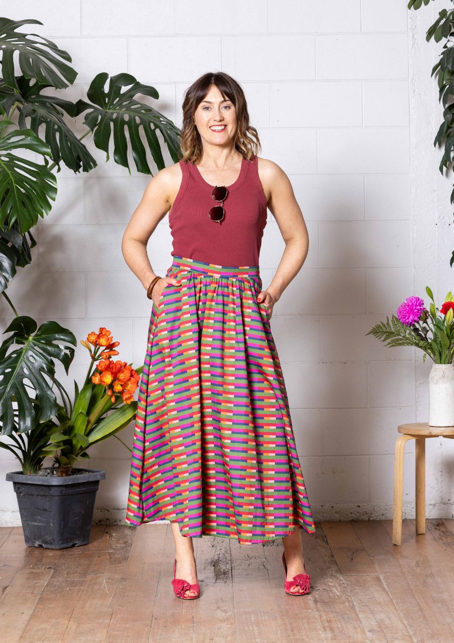Bowie Skirt - Long Lines Retro