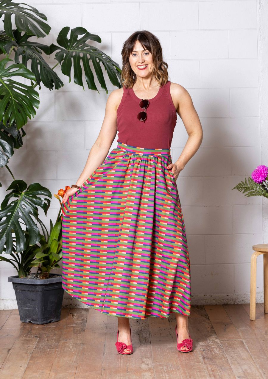 Bowie Skirt - Long Lines Retro