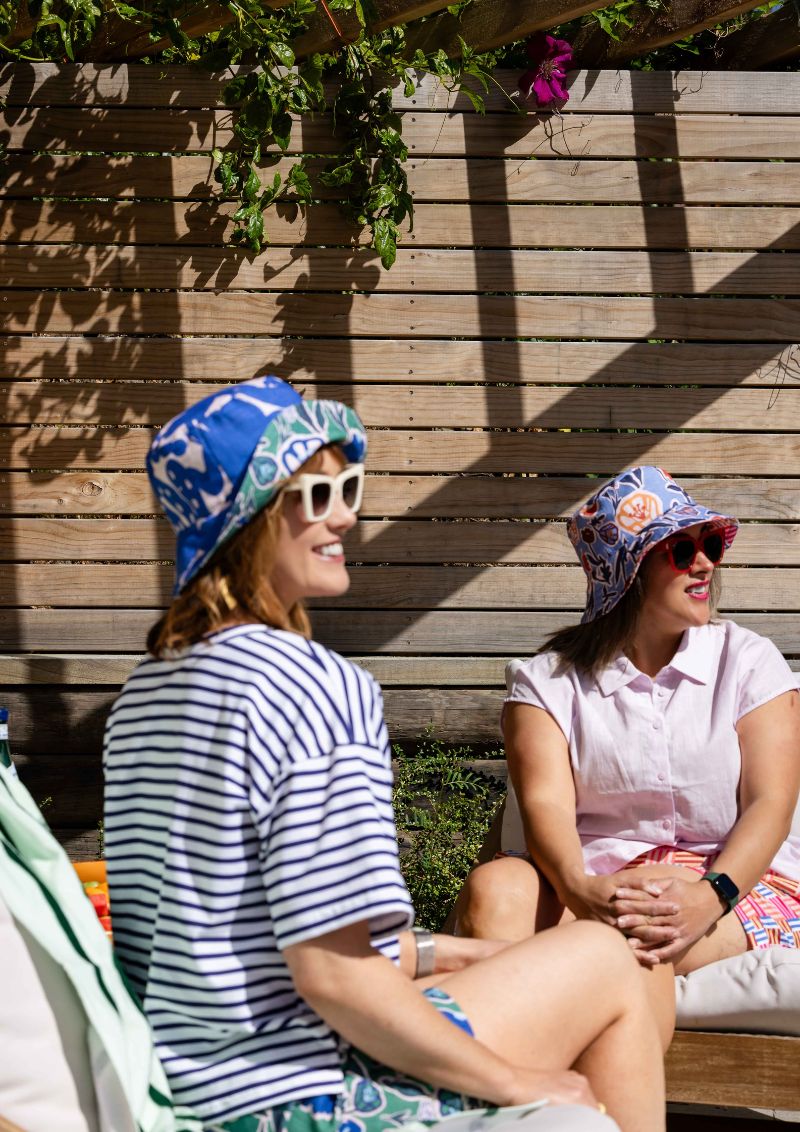 Bucket Hat - Euni Green / New Muse Blue