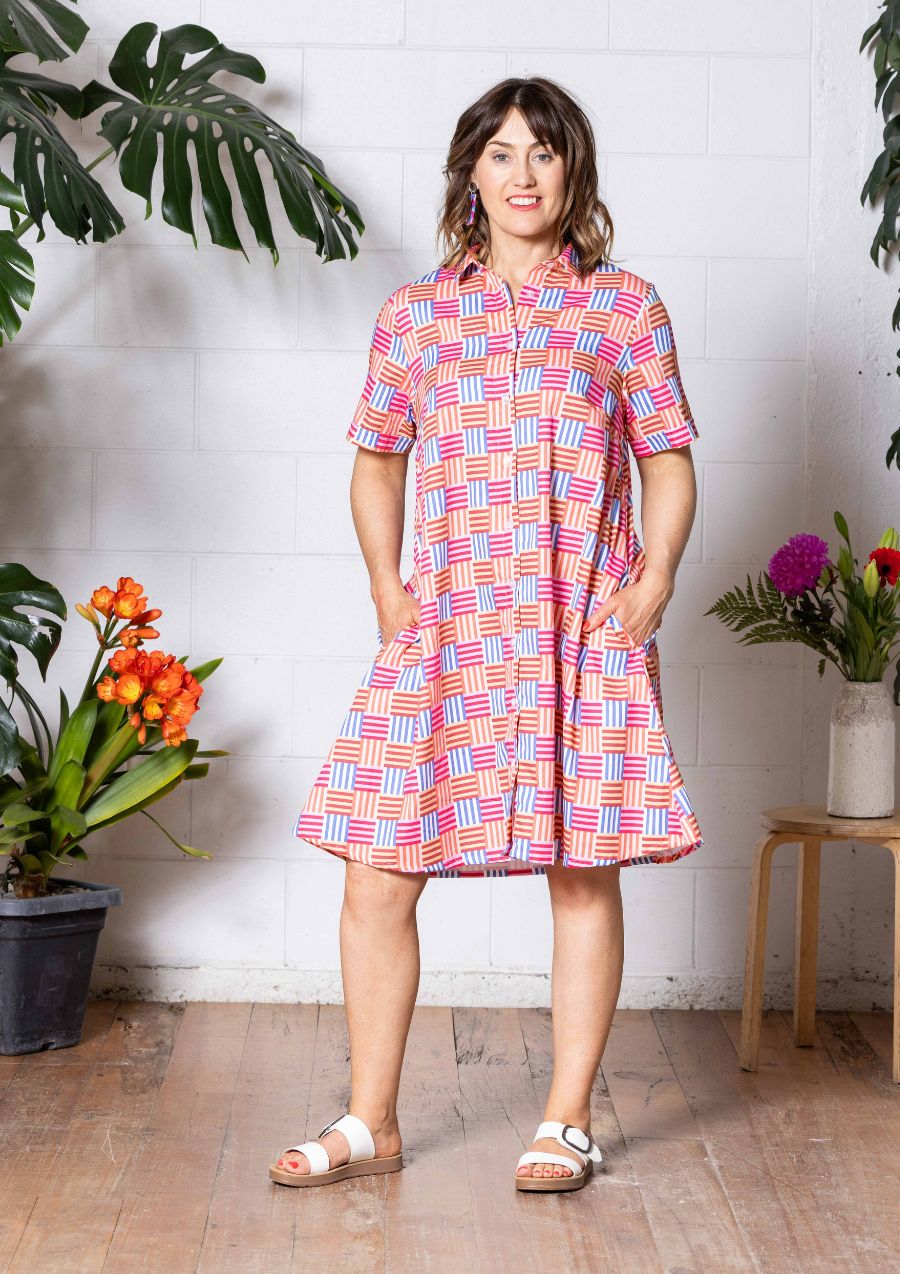 Jolie Dress - Nice Splice Multigrain