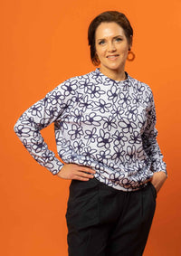 Greta Sweater - Bloom Blue